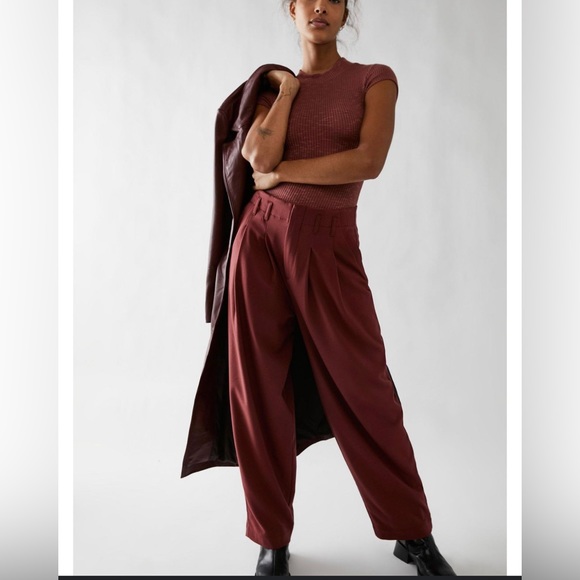 Free People Pants - NWT Free People - wide leg trousers- size medium
